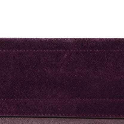 Chloe Calfskin Suede Medium Faye Shoulder Bag Intense Violine 12 of 15