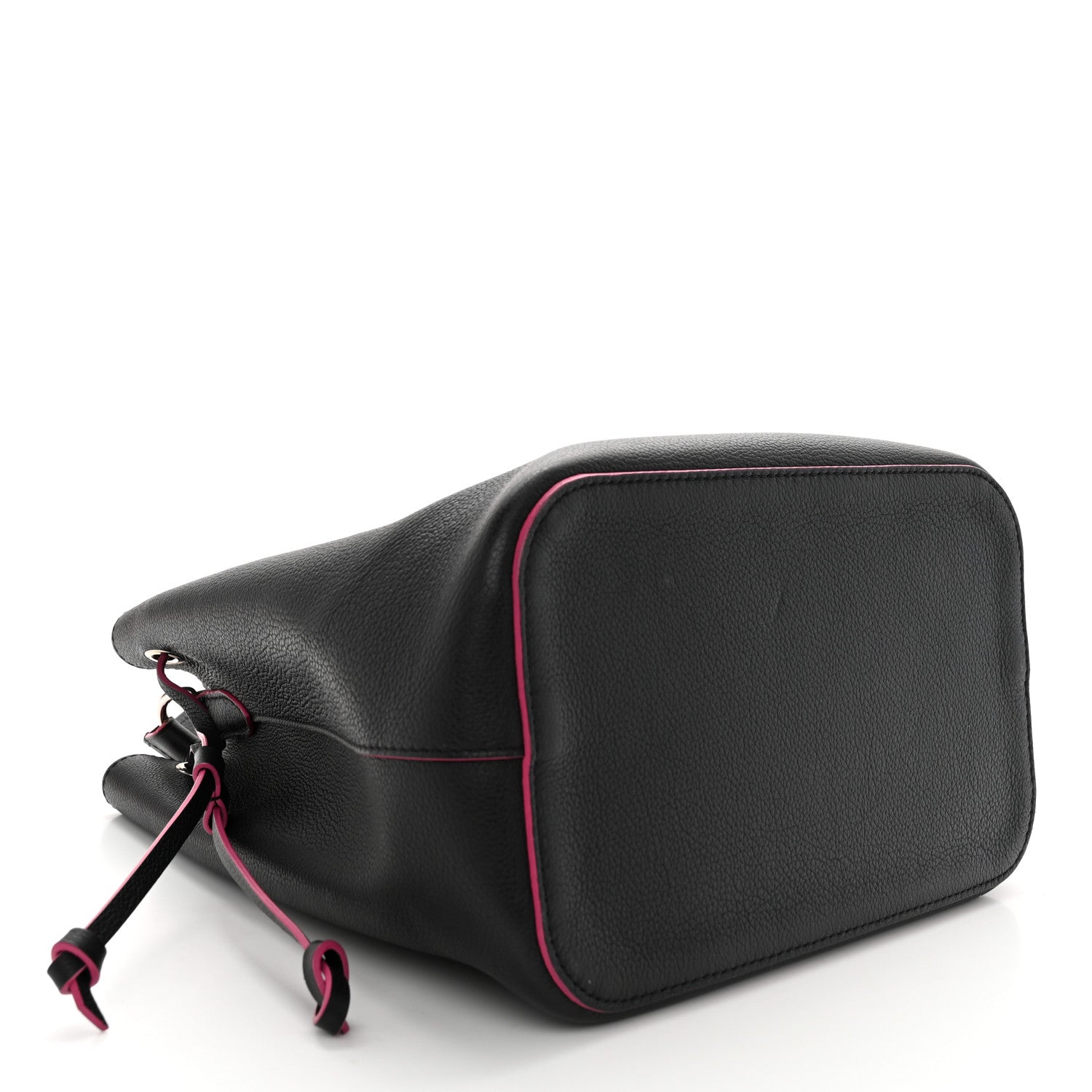 Louis Vuitton Calfskin Lockme Bucket Black 4 of 13