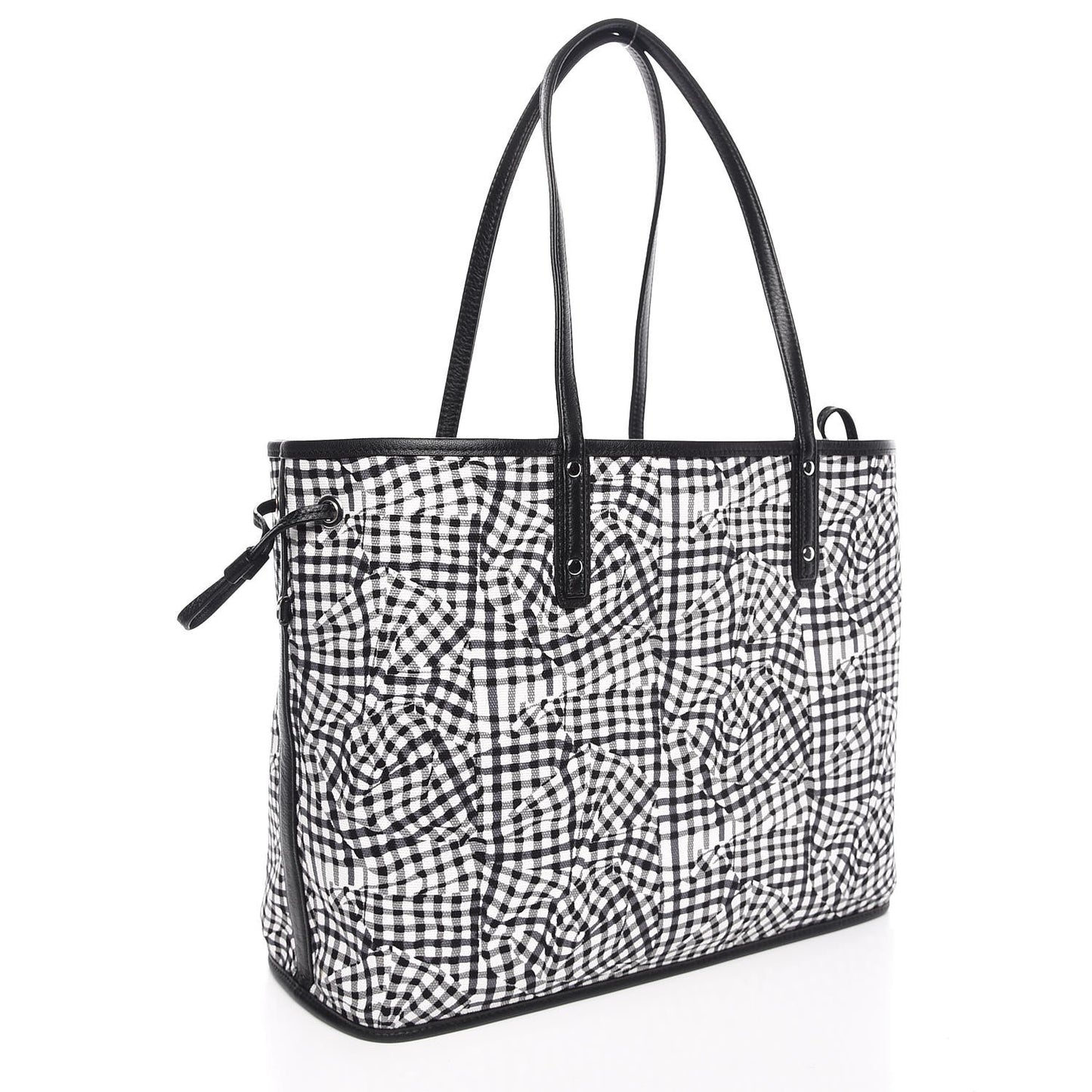 Visetos Medium Reversible Shopper Tote Black