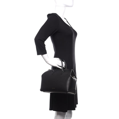 Mansur Gavriel Calfskin Mini Travel Crossbody Bag Black Flamma 2 of 9