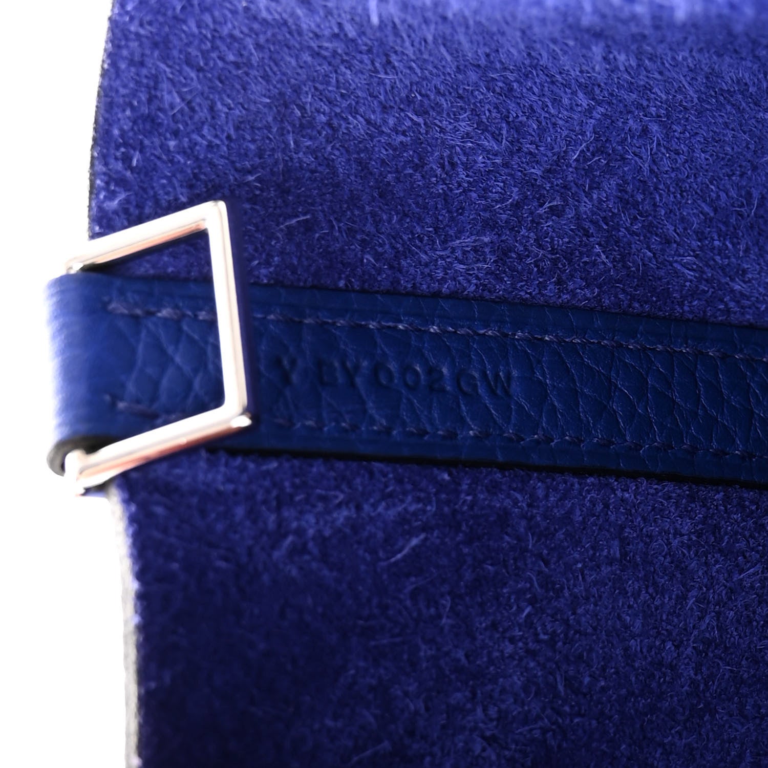 Hermes Taurillon Clemence Matte Alligator Picotin Lock Touch 22 MM Bleu Electrique 6 of 10