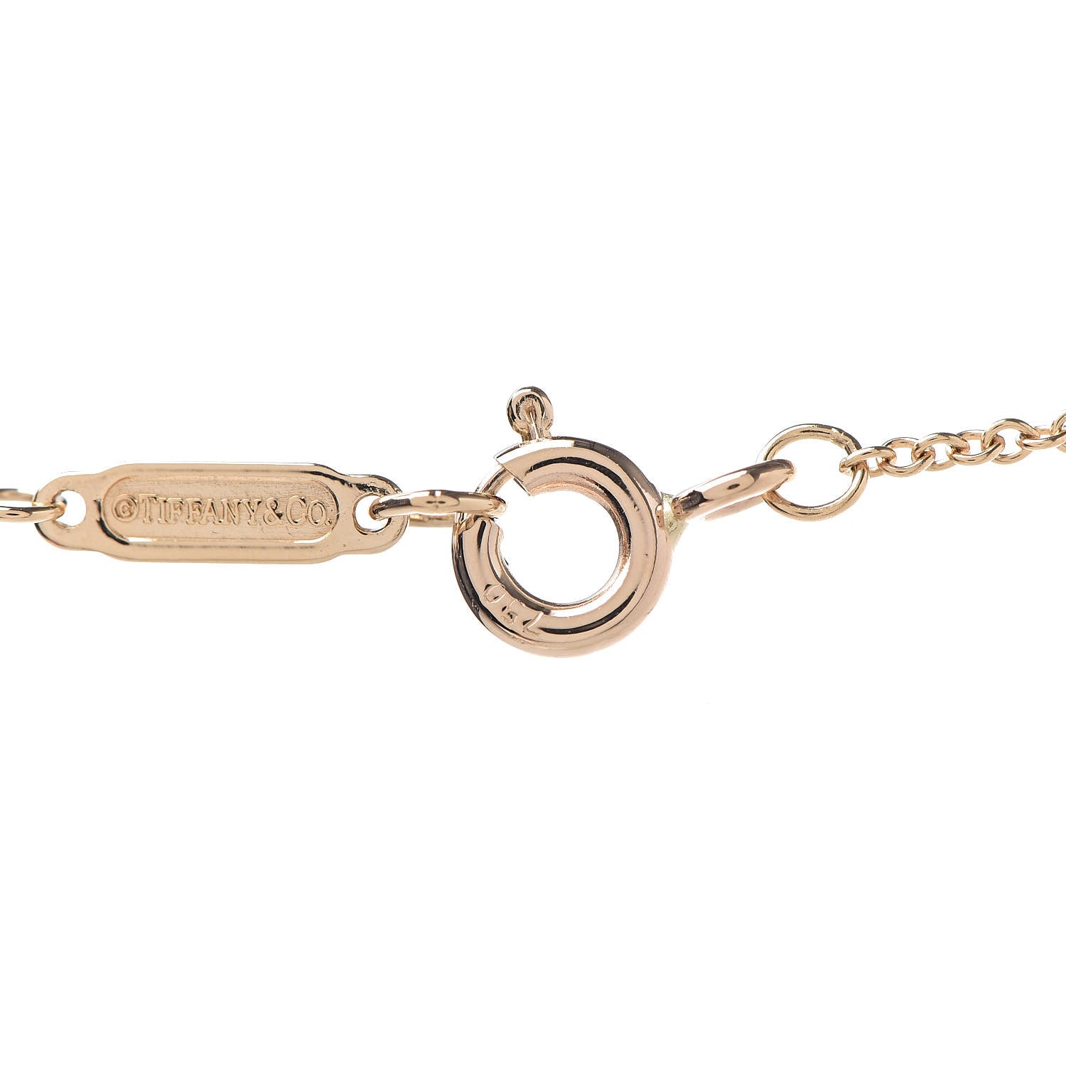 Tiffany 18K Yellow Gold Mini Heart Lock Pendant Necklace 6 of 7