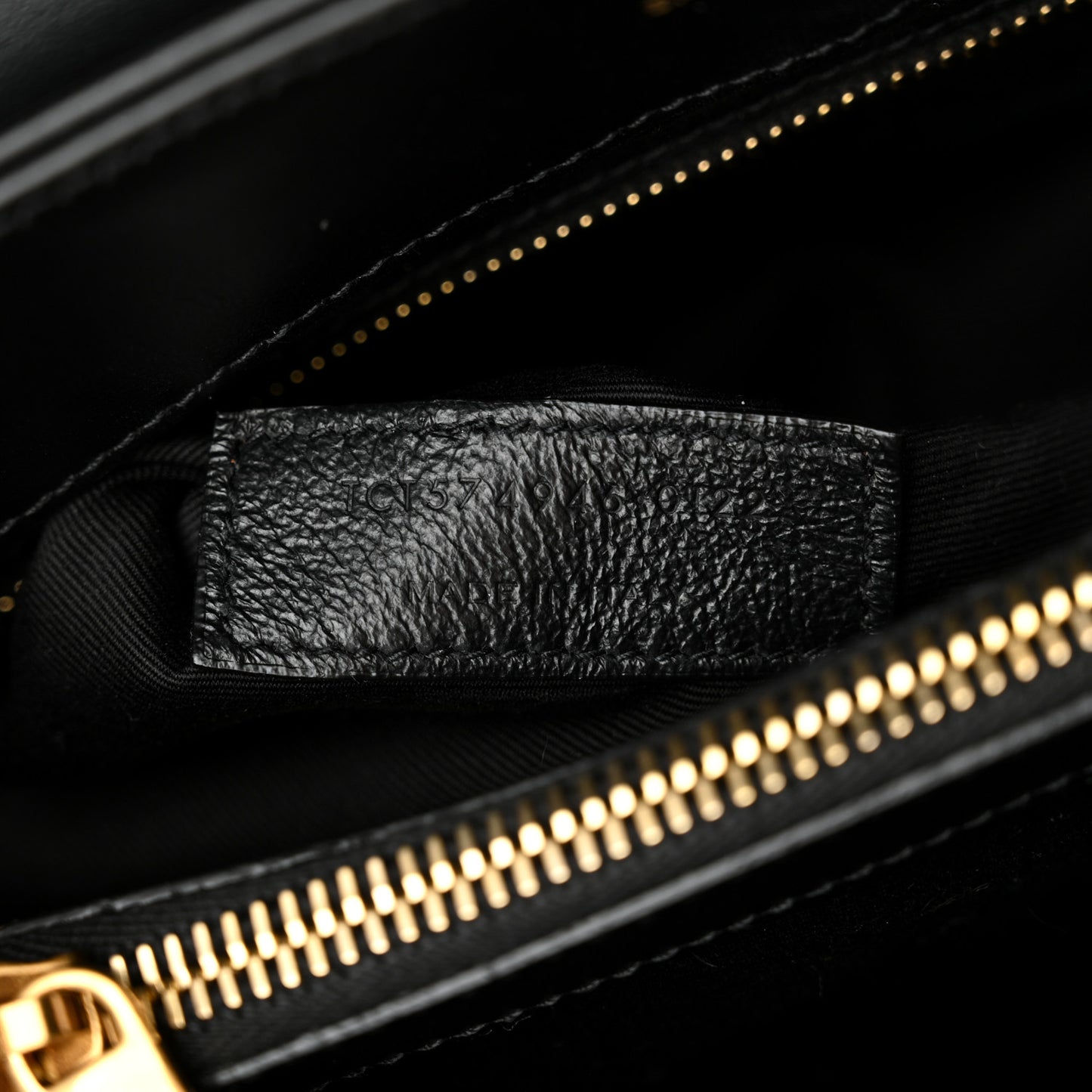 Calfskin Y Quilted Monogram Medium Loulou Chain Satchel Black