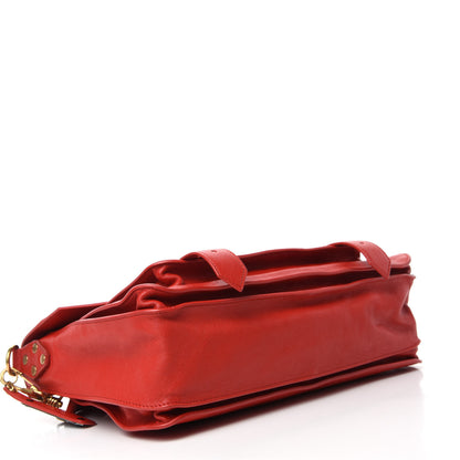 Proenza Schouler Lambskin Medium PS1 Satchel Red 4 of 12