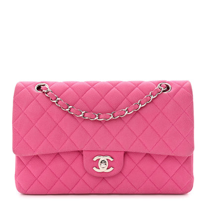 Chanel Iridescent Caviar Quilted Medium Double Flap Pink 1 of 15