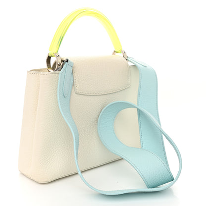 Louis Vuitton Taurillon Plexiglass Mini Capucines White Green Blue Pink 3 of 10
