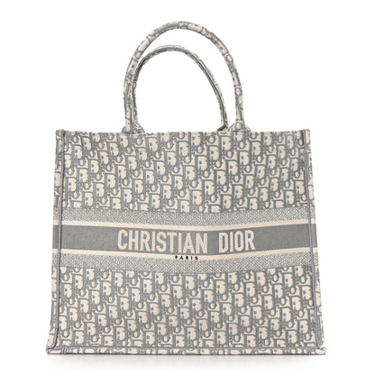 Christian Dior Oblique Large Book Tote Grey 1 of 11