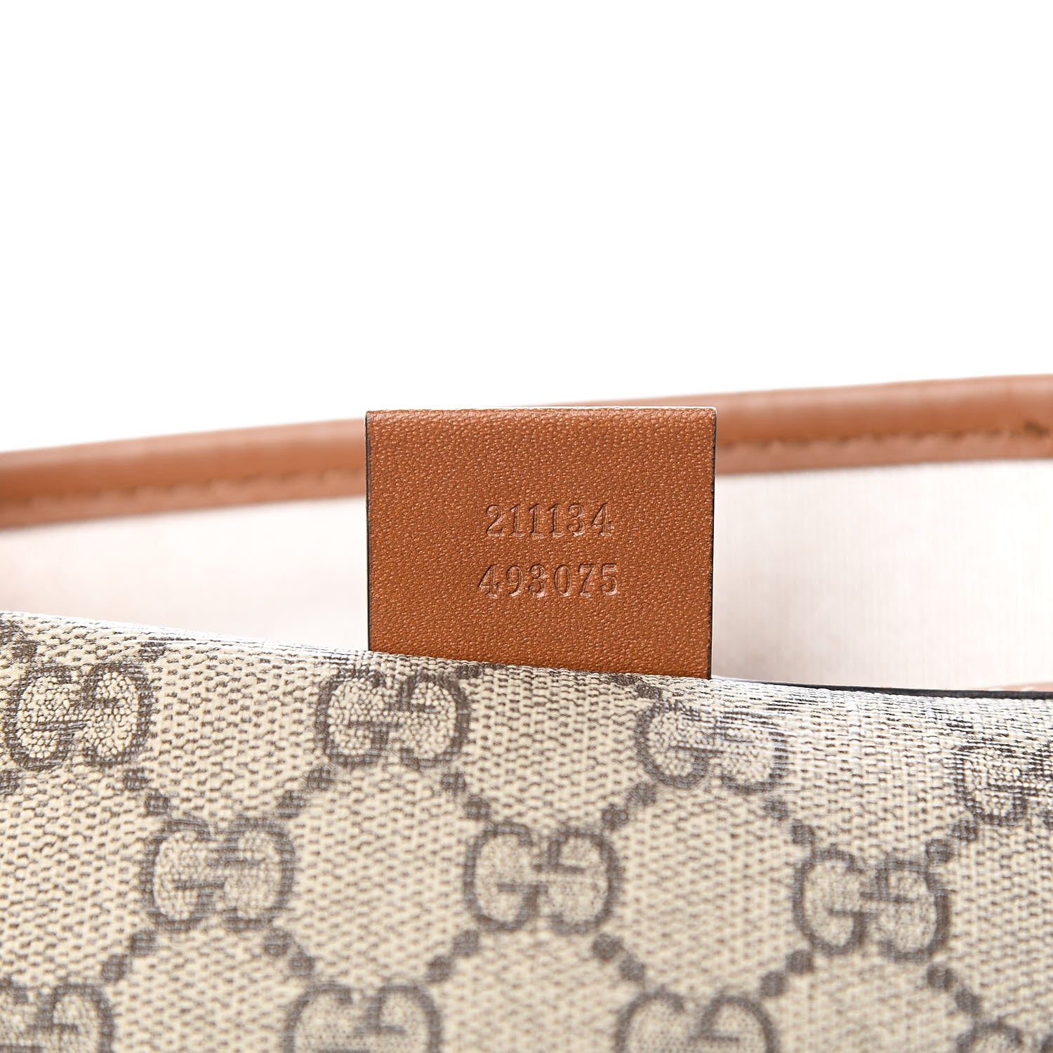 Gucci GG Plus Monogram Medium Signature Web Loop Tote Brown 7 of 10