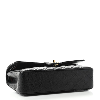 Chanel Caviar Quilted Medium Double Flap Black 4 of 10