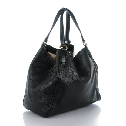 Gucci Pebbled Calfskin Medium Soho Shoulder Bag Black 3 of 7