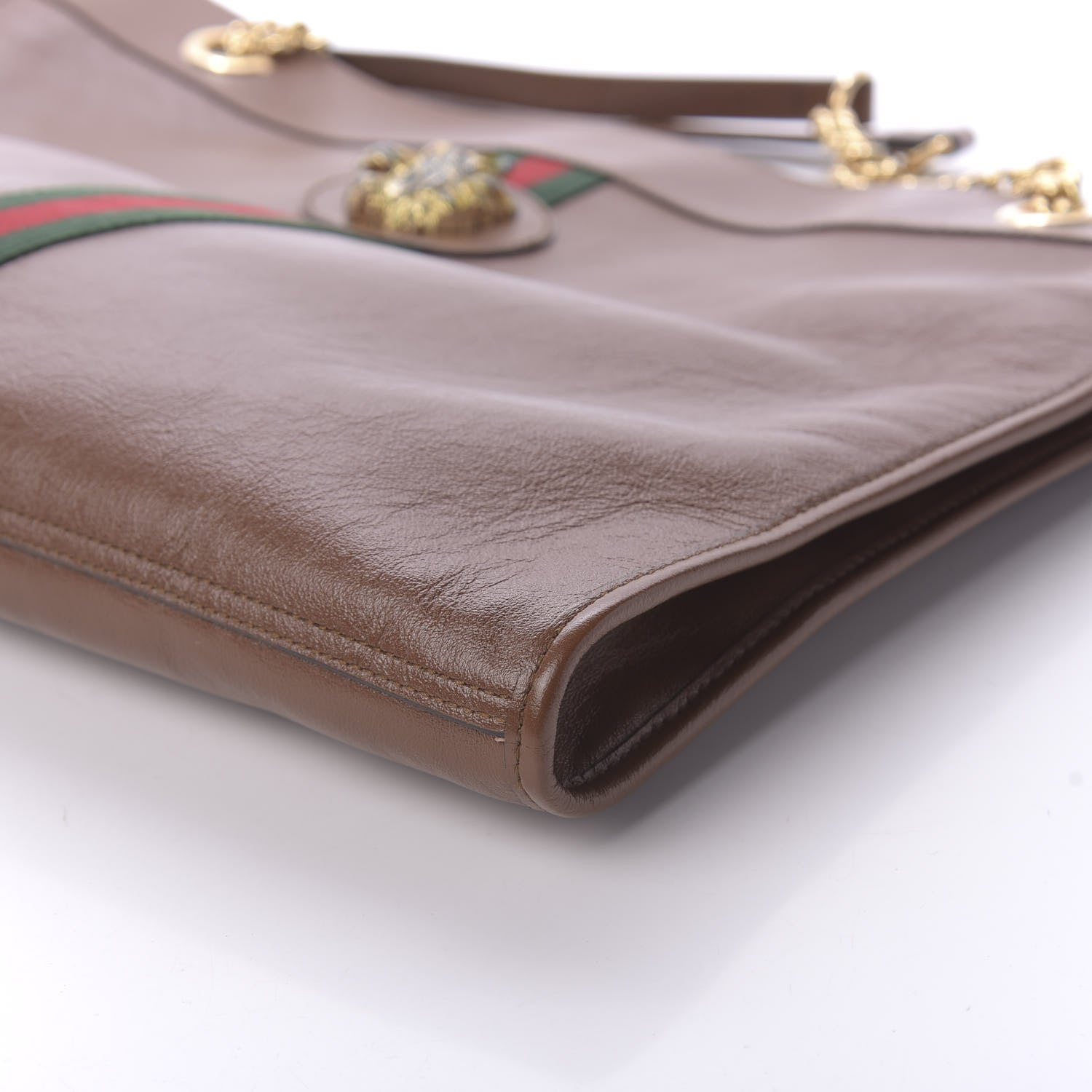 Gucci Calfskin Large Rajah Chain Tote Cuir 7 of 10