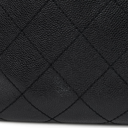 Chanel Grained Calfskin Shopping Fever Tote Black 14 of 14
