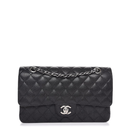 Chanel Caviar Quilted Medium Double Flap Black 1 of 9
