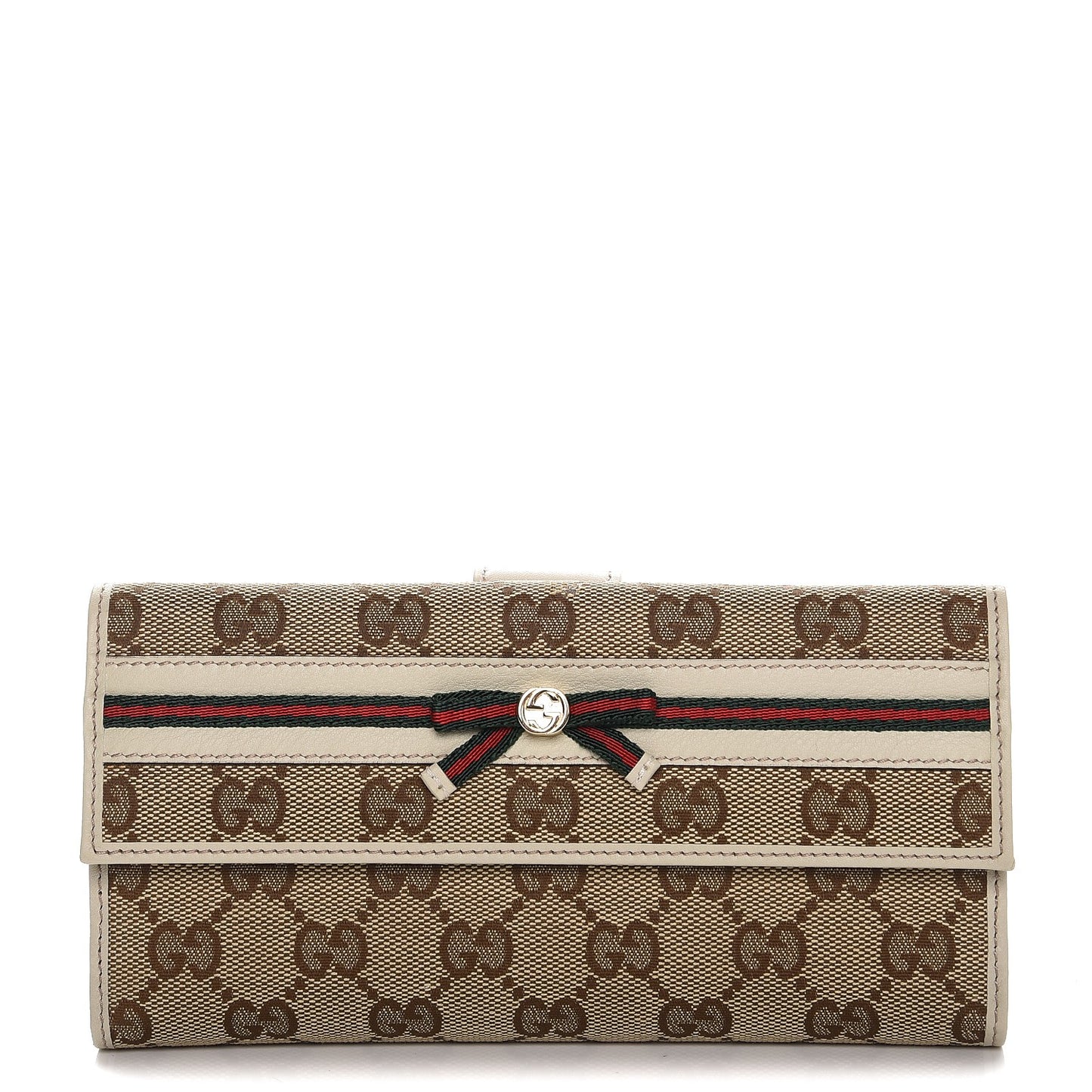 Monogram Mayfair Continental Wallet Off White