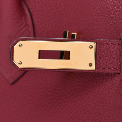 Hermes Togo Birkin 35 Rouge Grenat 19 of 38