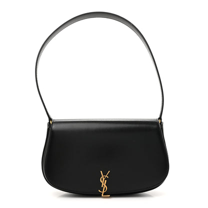 Saint Laurent Box Calfskin Mini Voltaire Shoulder Bag Black 1 of 10