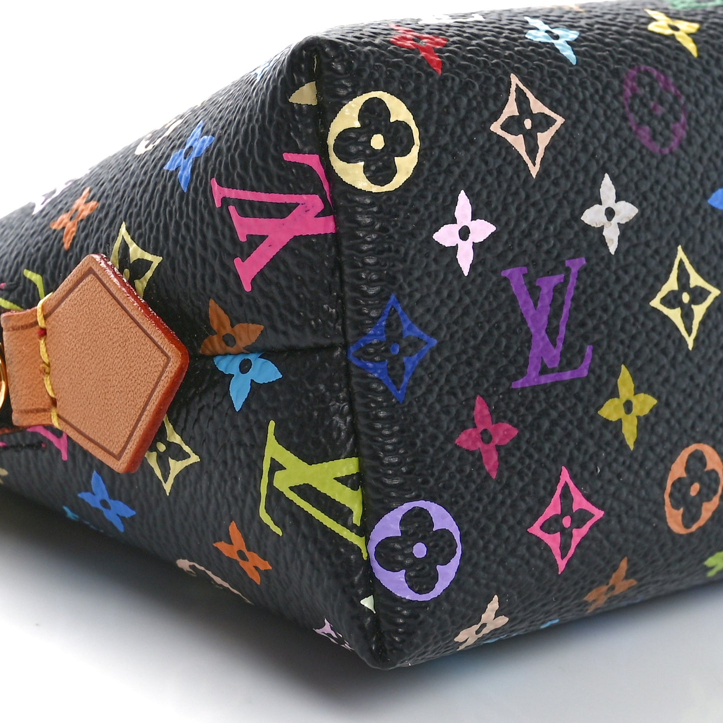 Monogram Multicolor Cosmetic Pouch Black Grenade