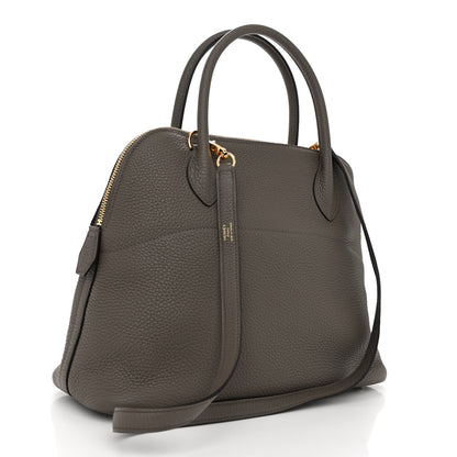 Hermes Taurillon Clemence Bolide 31 Etain 3 of 9