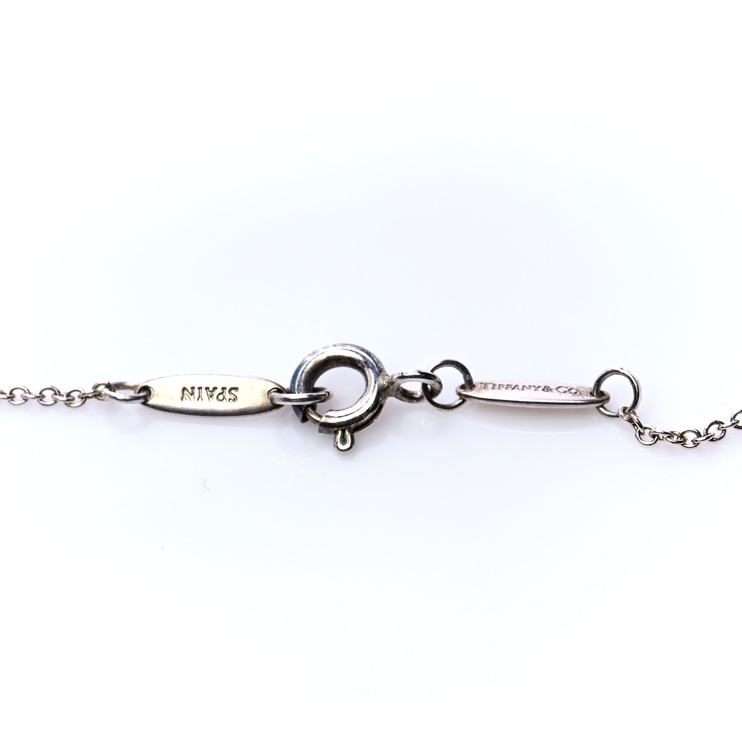 Sterling Silver Elsa Peretti Letter I Pendant Necklace