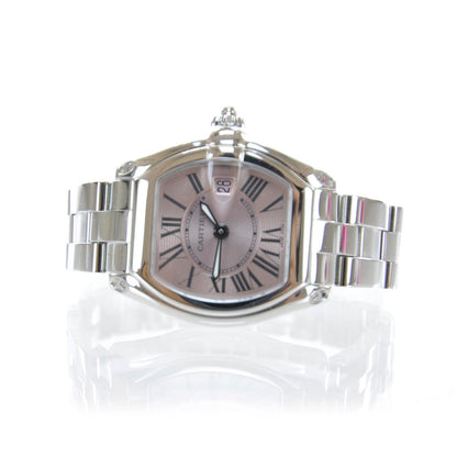 Cartier Stainless Steel 31mm Roadster Quartz Watch Pink 1 of 6