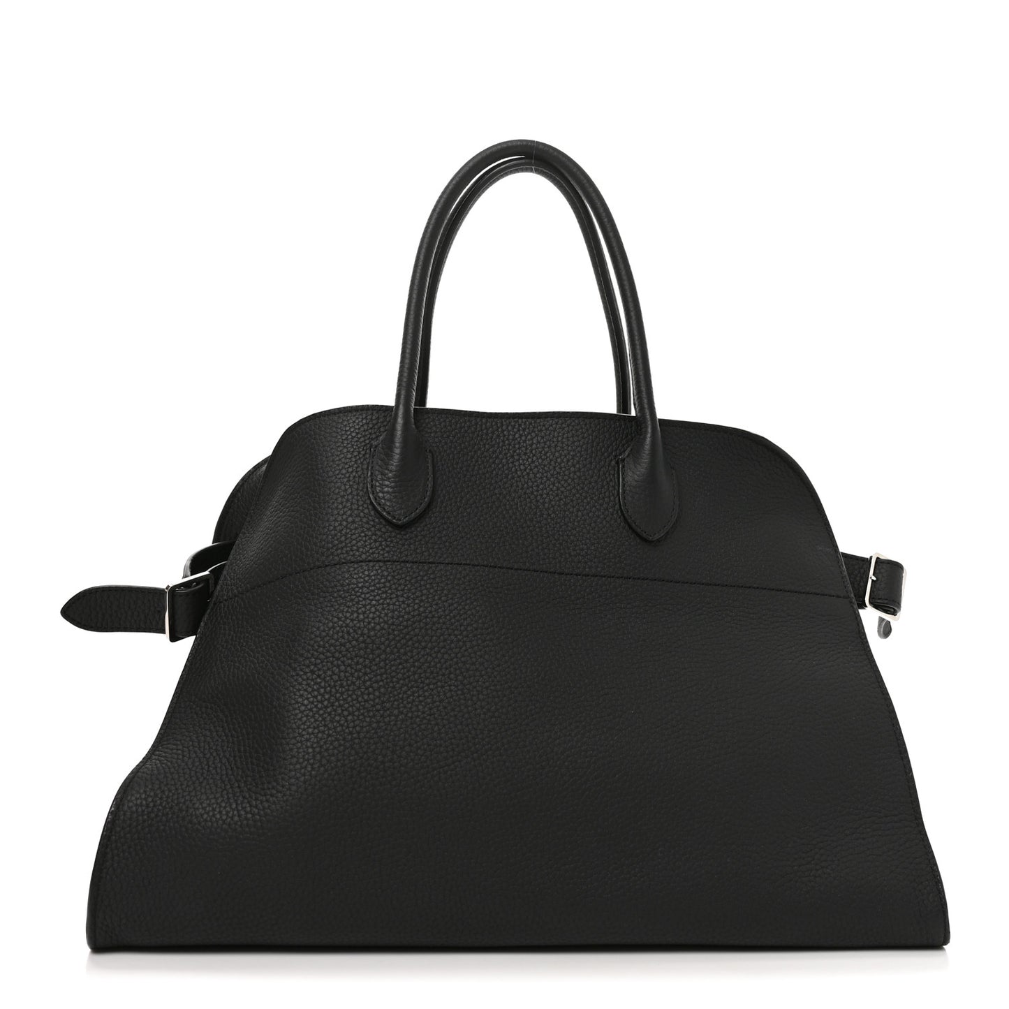 Matte Grained Calfskin Soft Margaux 15 Black