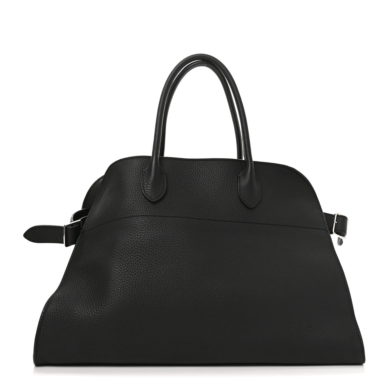 The Row Matte Grained Calfskin Soft Margaux 15 Black 1 of 9