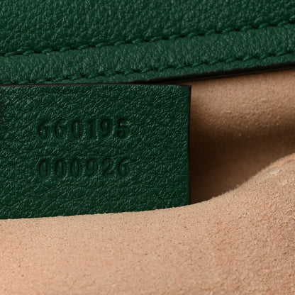 Gucci Wonka Grain Calfskin Small Diana Tote Bag Green Yellow Fluo 7 of 14