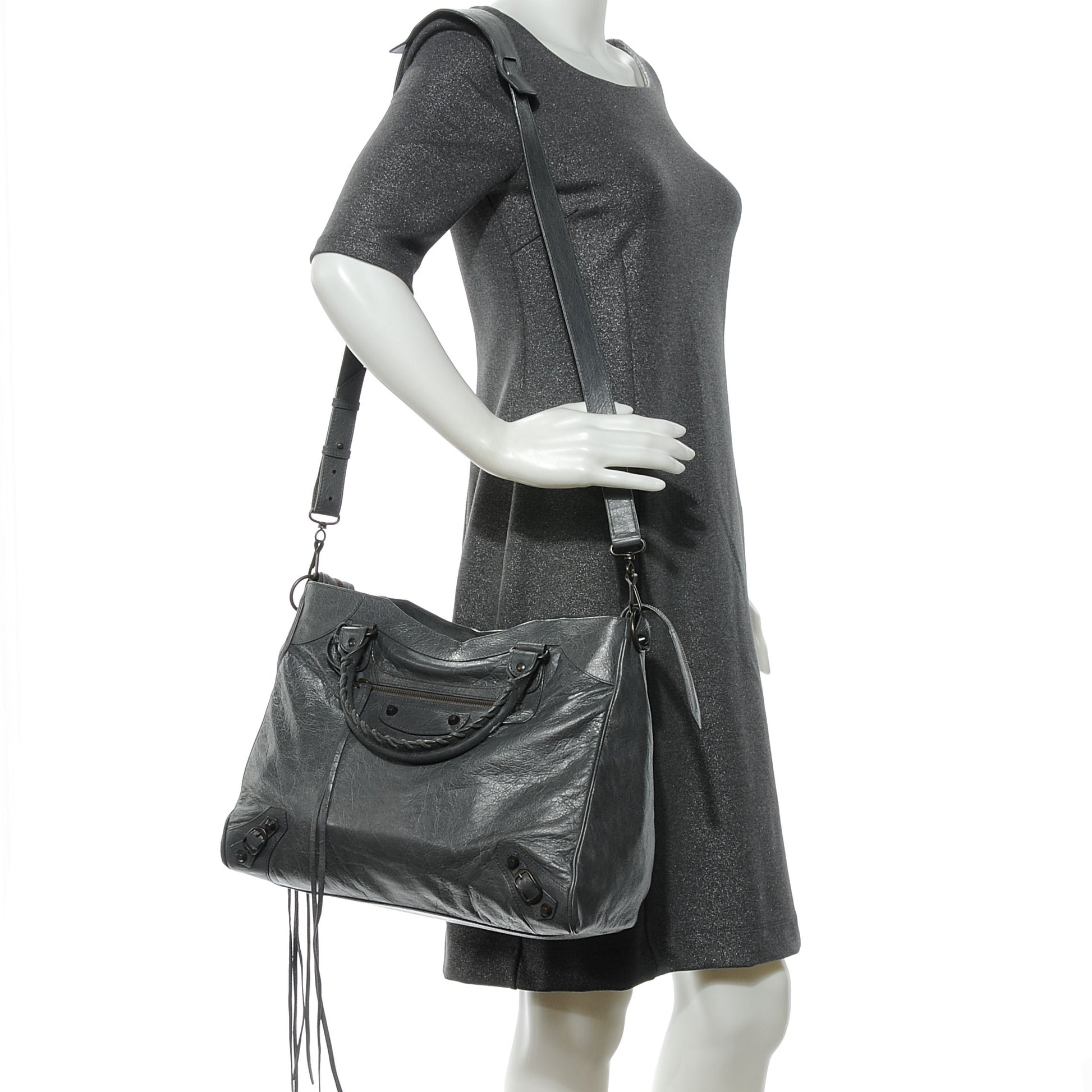 Balenciaga Agneau Velo Gris Tarmac 2 of 10