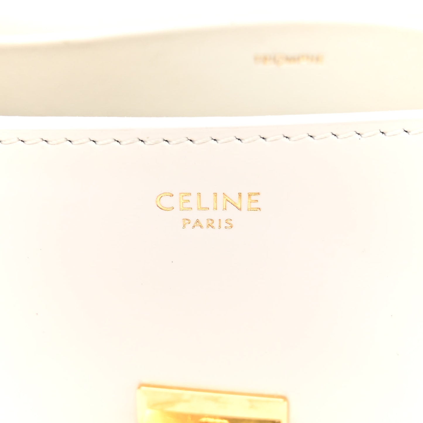 Shiny Calfskin Triomphe Chain Shoulder Bag