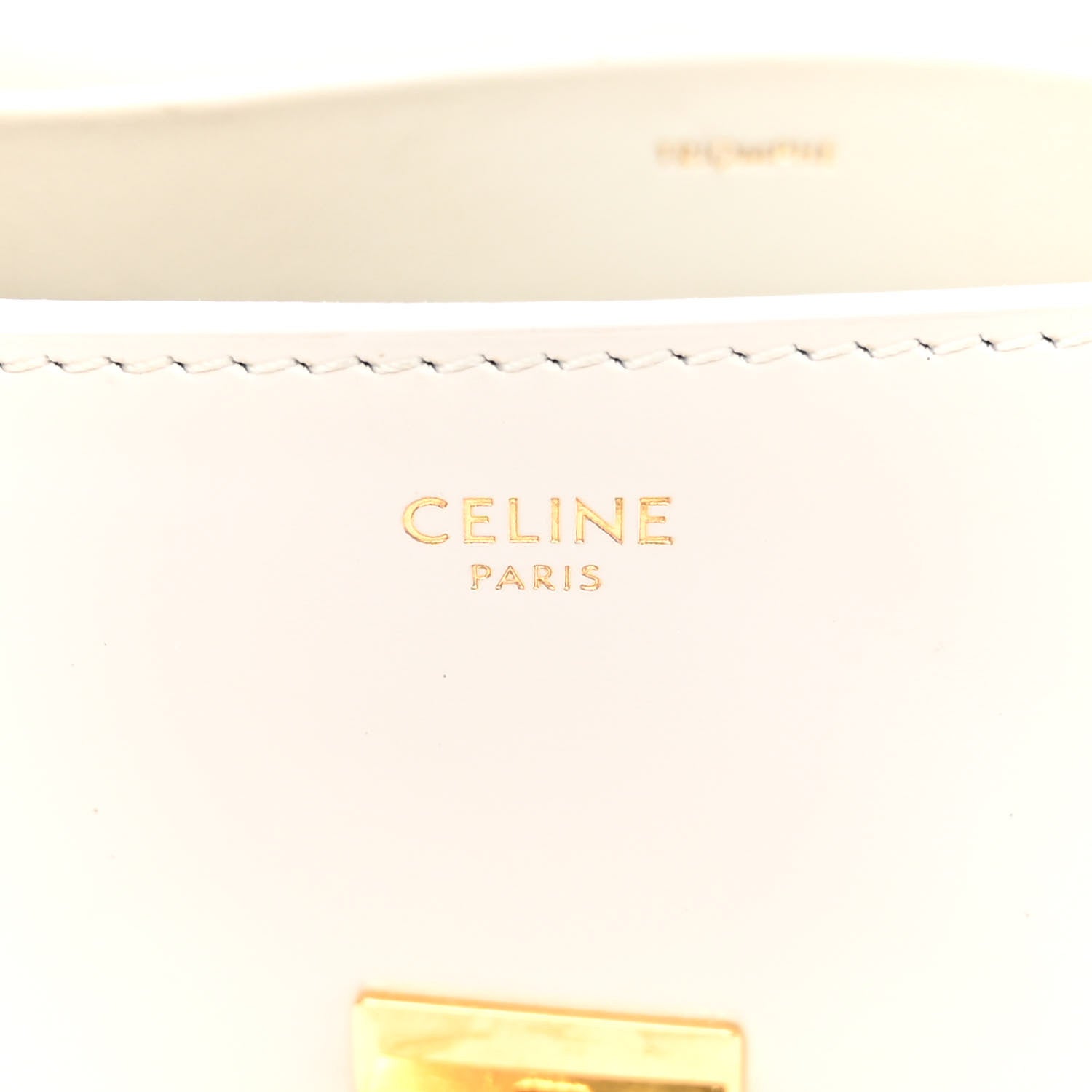 Celine Shiny Calfskin Triomphe Chain Shoulder Bag 7 of 12