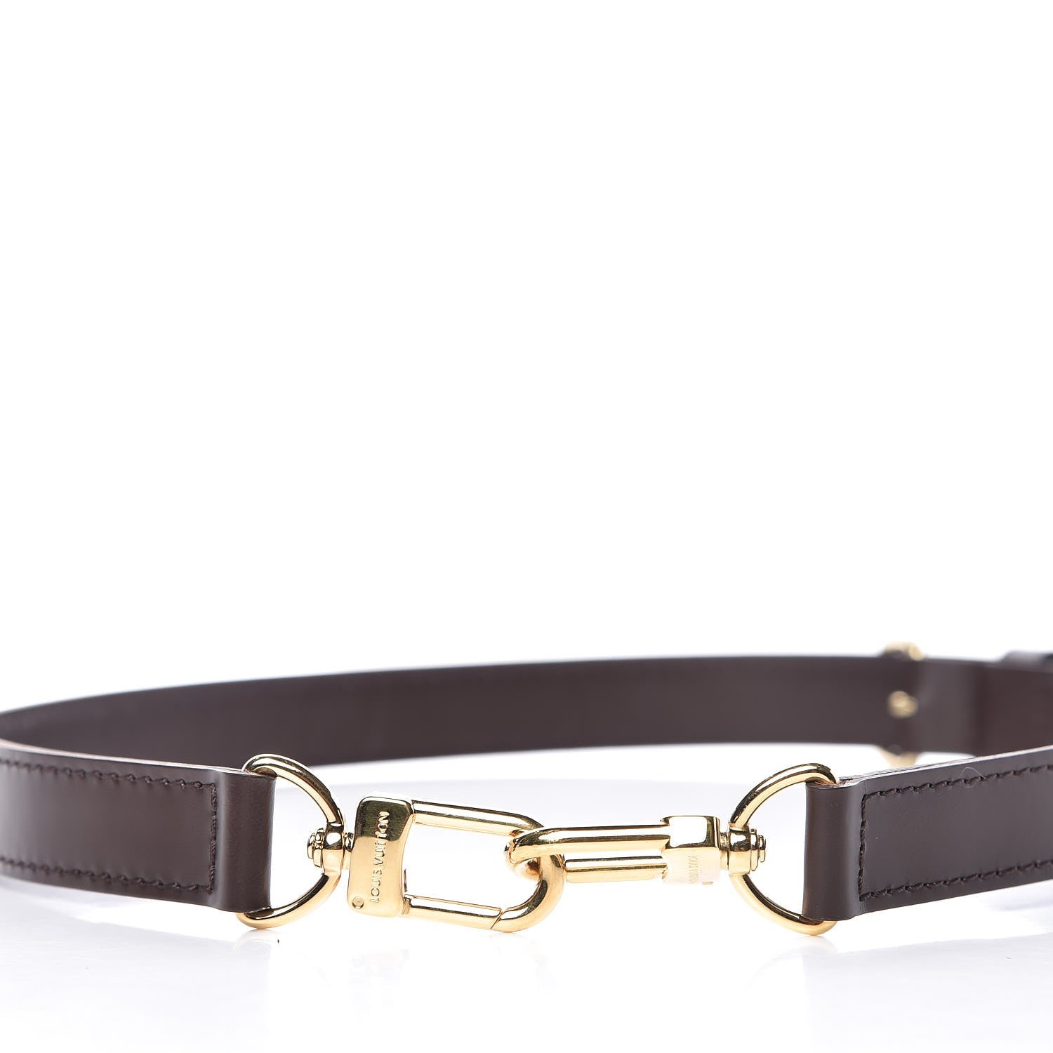 Louis Vuitton Calfskin Adjustable Speedy Bandouliere Shoulder Strap Brown 3 of 3