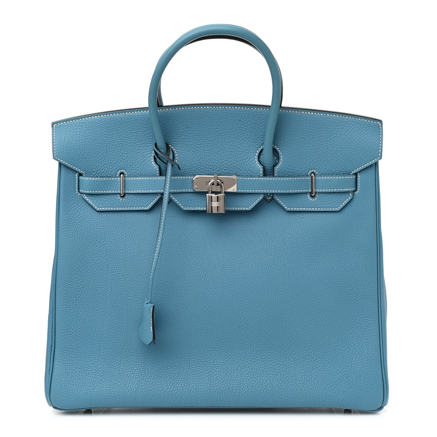 Hermes Togo HAC Birkin 40 Blue Jean 1 of 12