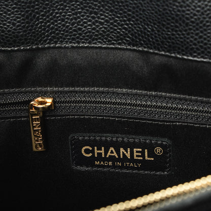 Chanel Caviar Quilted XL Grand Shopping Tote GST Black 6 of 8