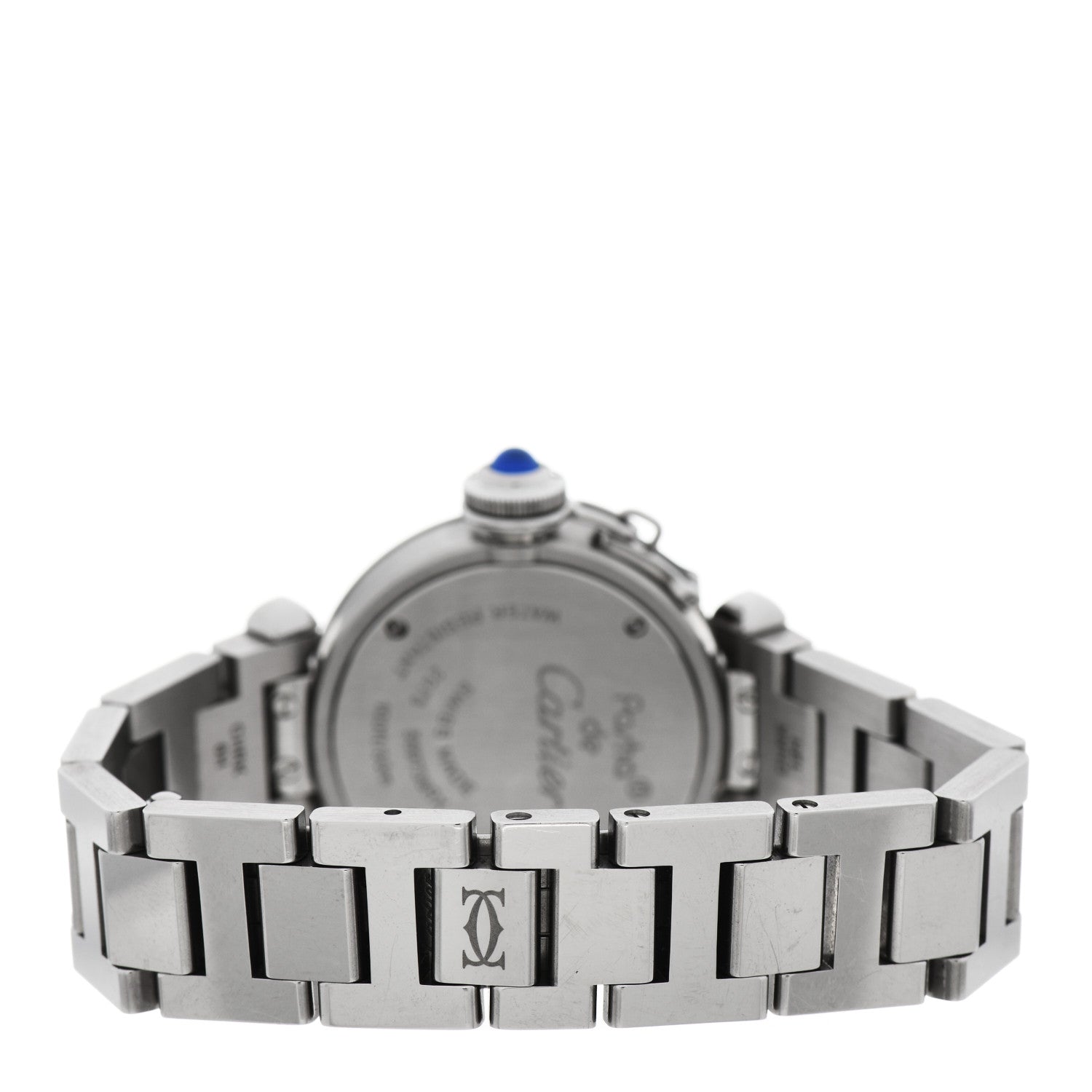 Cartier Stainless Steel 27mm Miss Pasha Quartz Watch Silver 3 of 6