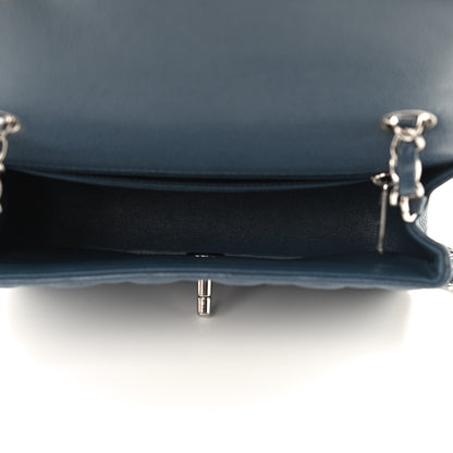 Chanel Caviar Quilted Mini Rectangular Flap Blue 5 of 9