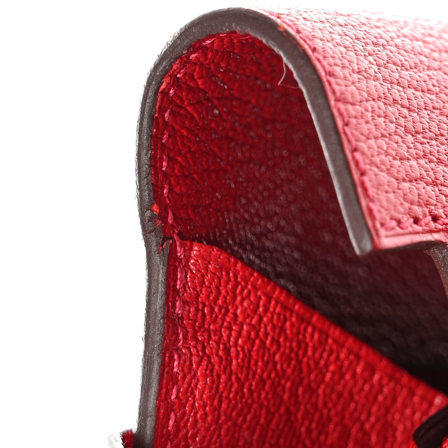 Hermes Chevre Mysore Kelly Longue Wallet Rouge Casaque 8 of 10
