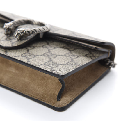 Gucci GG Supreme Monogram Super Mini Dionysus Shoulder Bag Taupe 7 of 10