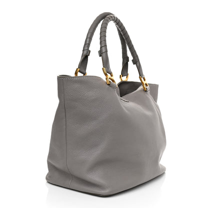 Chloe Calfskin Large New Marcie Tote Cashmere Grey 3 of 9