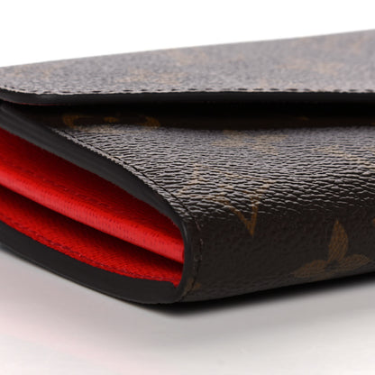 Louis Vuitton Monogram Sarah Wallet NM Coquelicot 7 of 11
