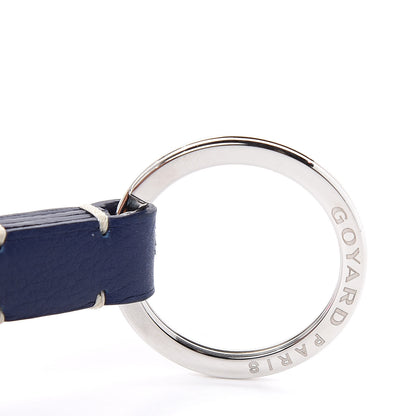 Goyard Goyardine Sesame Key Holder Navy 3 of 3