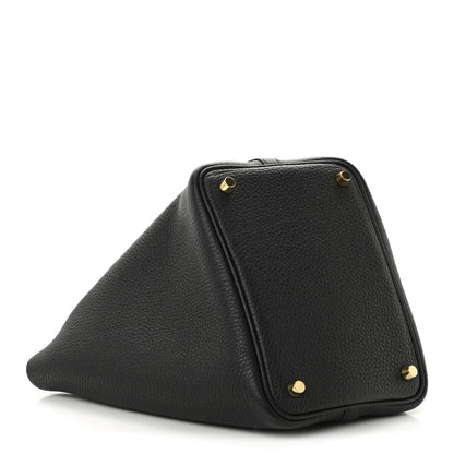 Hermes Taurillon Clemence Picotin Lock 18 PM Black 4 of 11