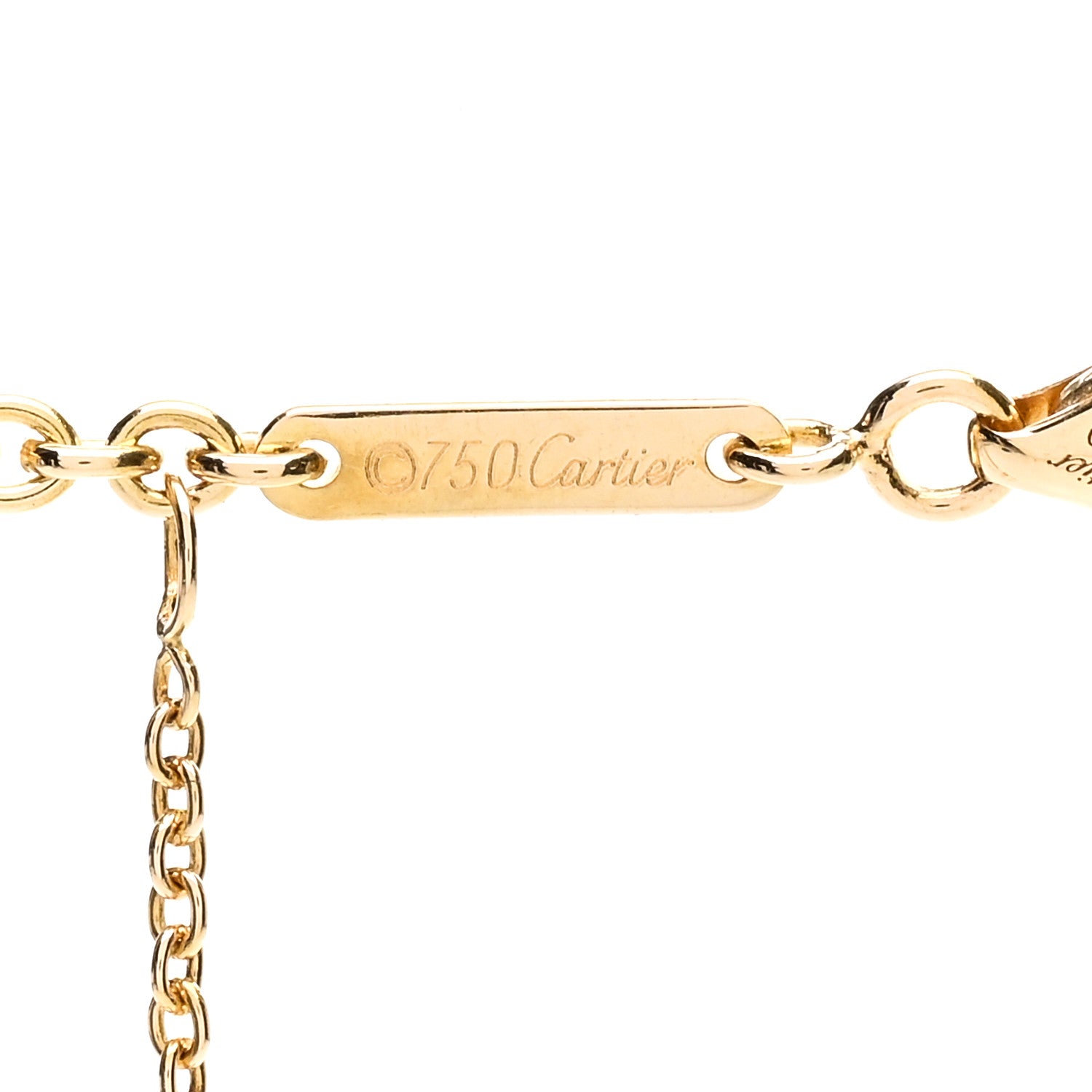 Cartier 18K Yellow Gold Diamond Large Heart Paved Pendant Necklace 4 of 6