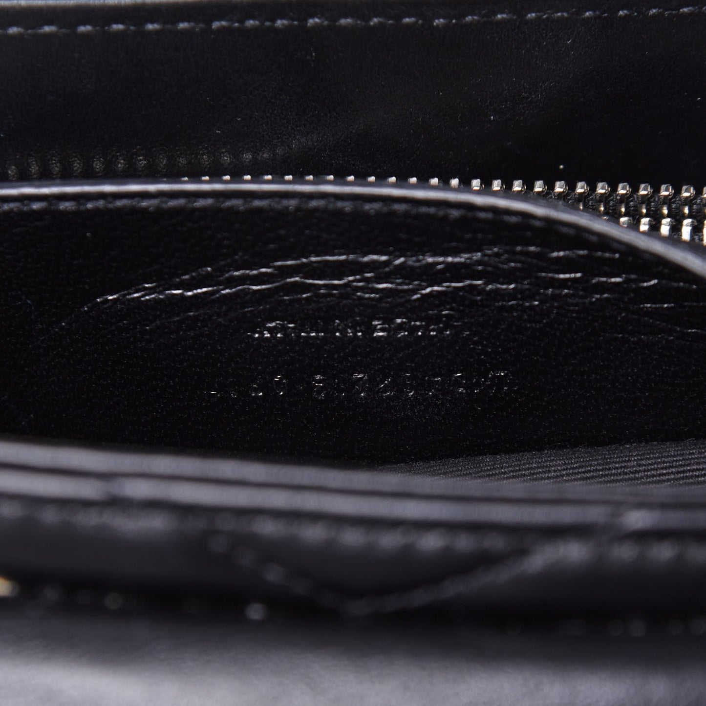Calfskin Y Quilted Monogram Small Loulou Chain Satchel Black