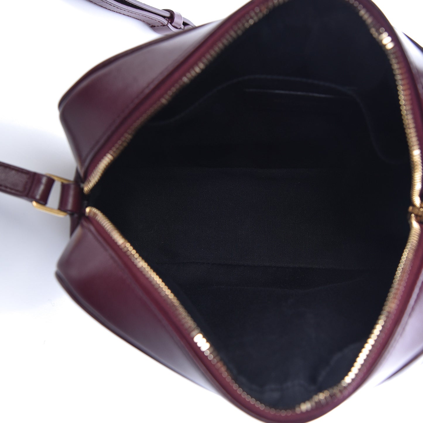 Calfskin Matelasse Monogram Lou Camera Bag Dark Legion Red