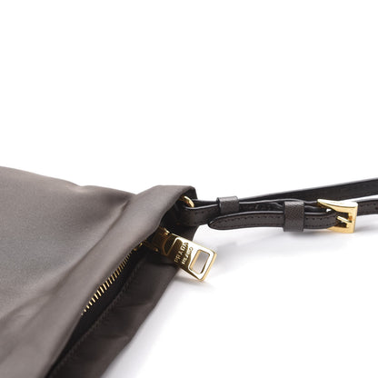 Prada Tessuto Nylon Saffiano Wristlet Fumo 12 of 15