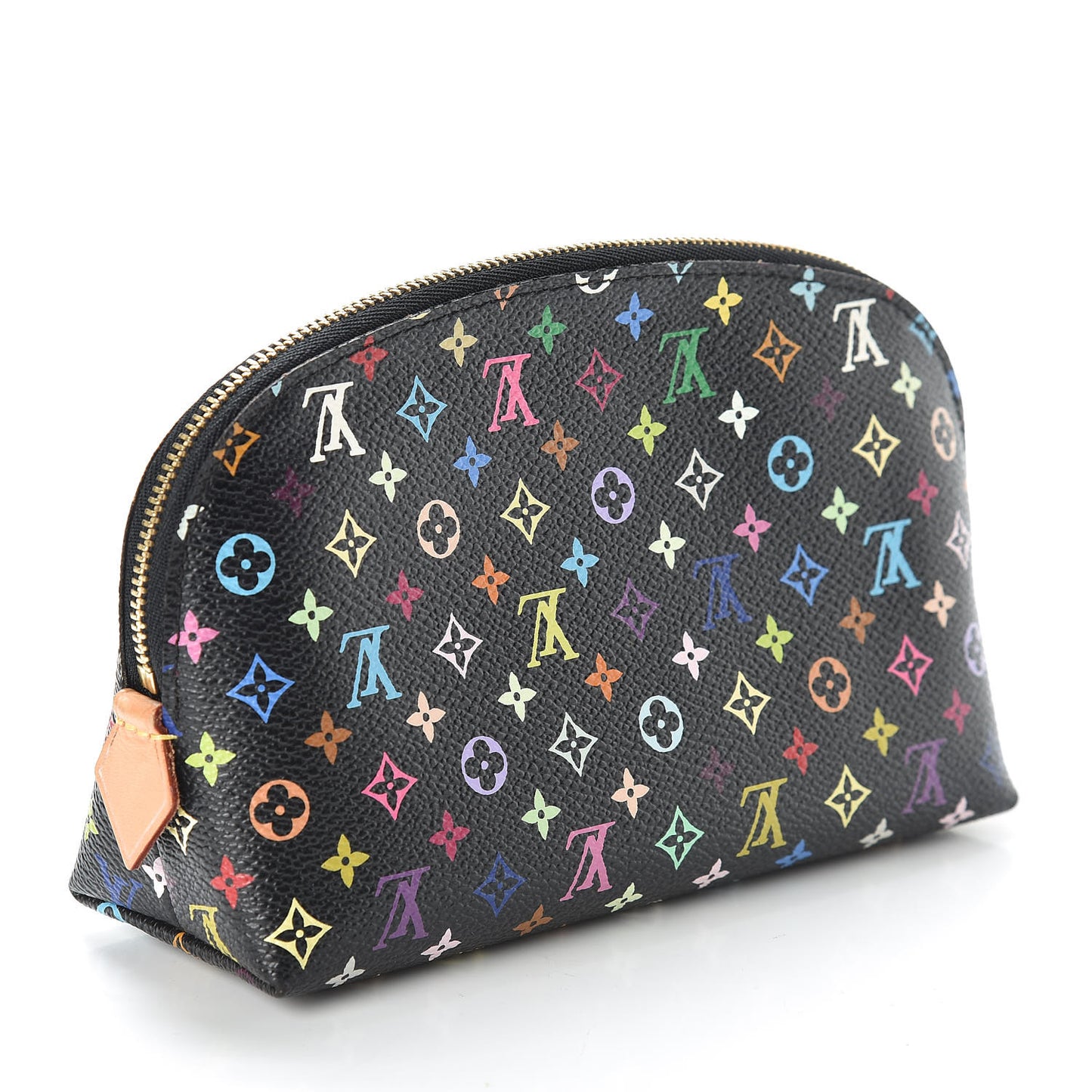 Monogram Multicolor Cosmetic Pouch Black Grenade