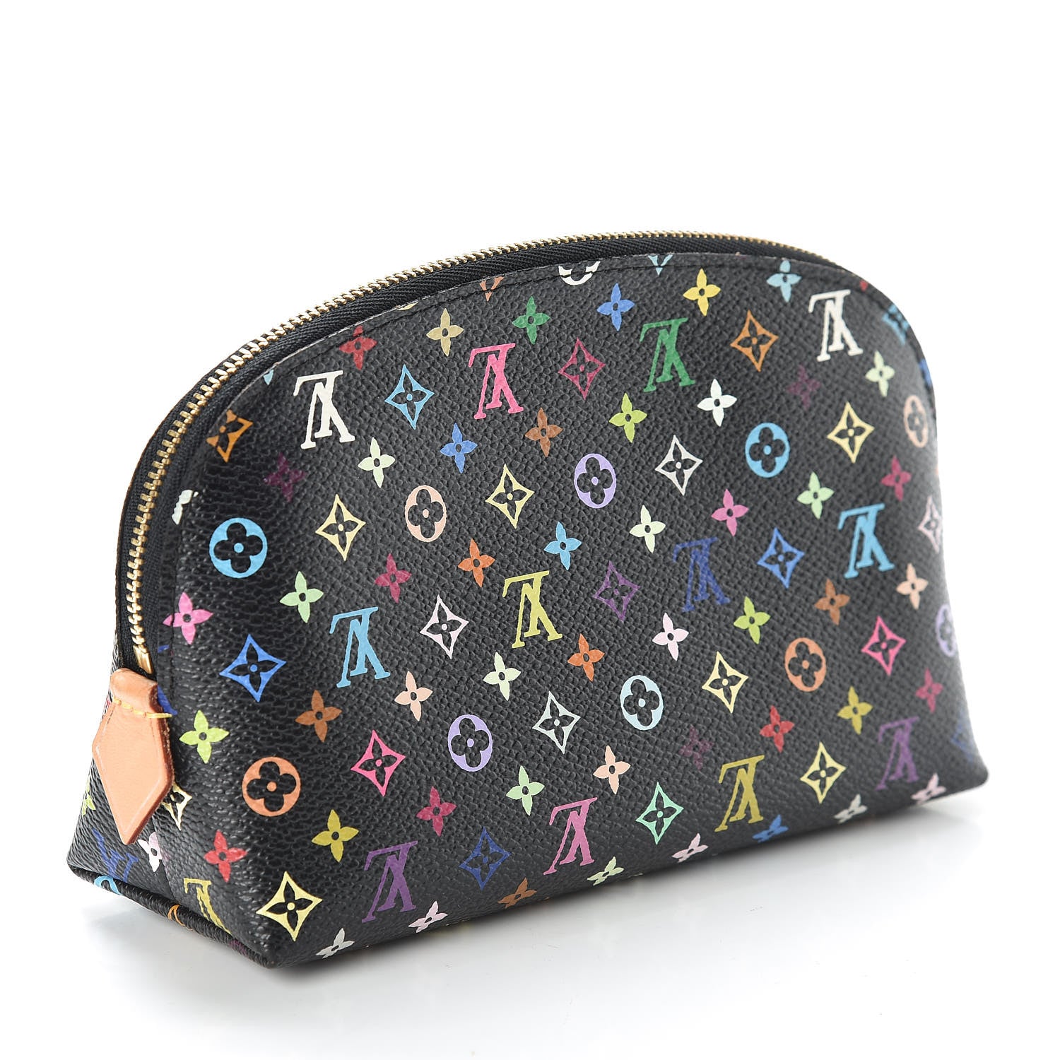 Louis Vuitton Monogram Multicolor Cosmetic Pouch Black Grenade 3 of 6