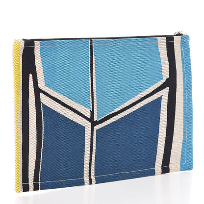 Hermes Toile Flat Waikiki Pouch 3 of 7