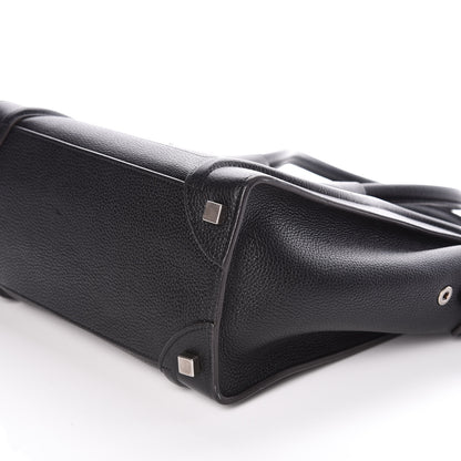 Celine Drummed Calfskin Micro Luggage Black 6 of 10