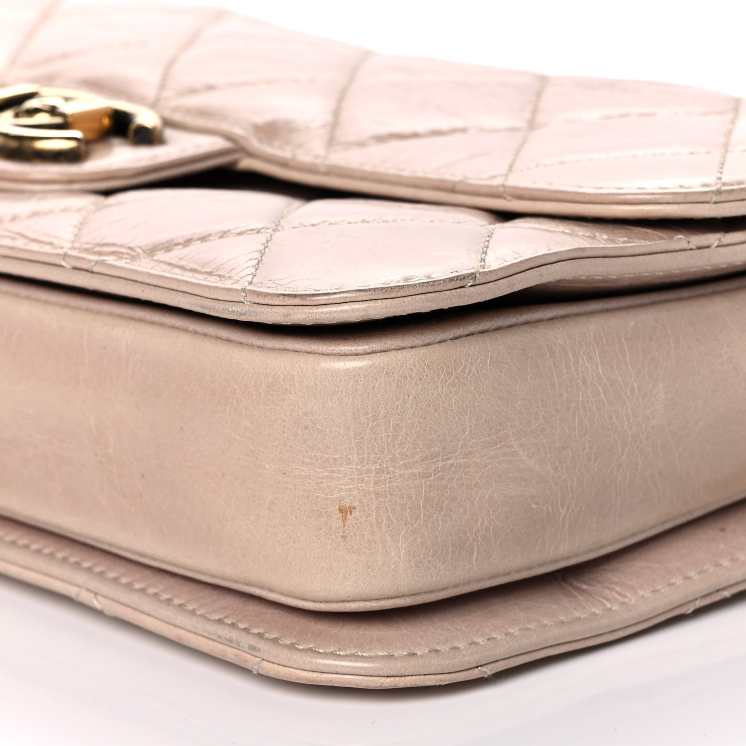 Chanel Glazed Calfskin Medium Perfect Edge Flap Light Pink 9 of 10